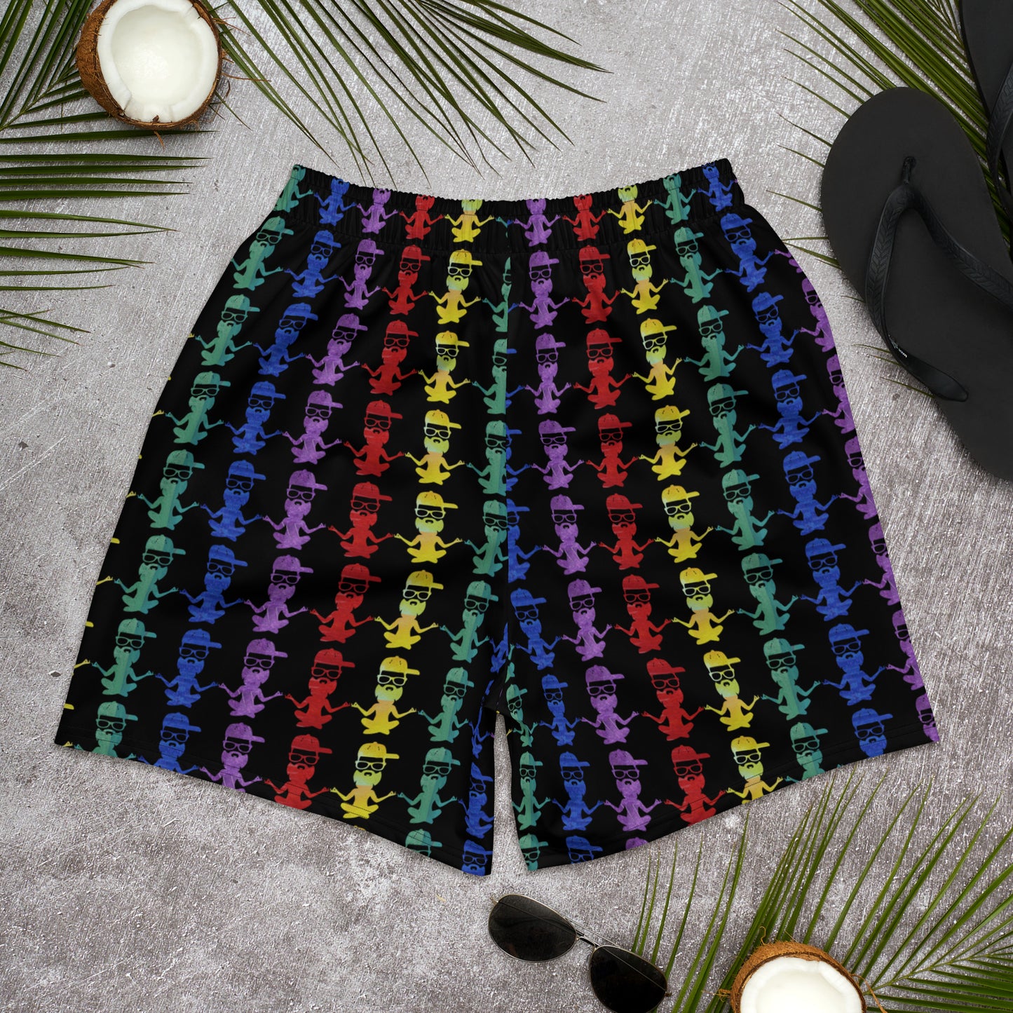 Yoga with Brett ~ PRIDE ~ Men's Recycled Athletic Shorts
