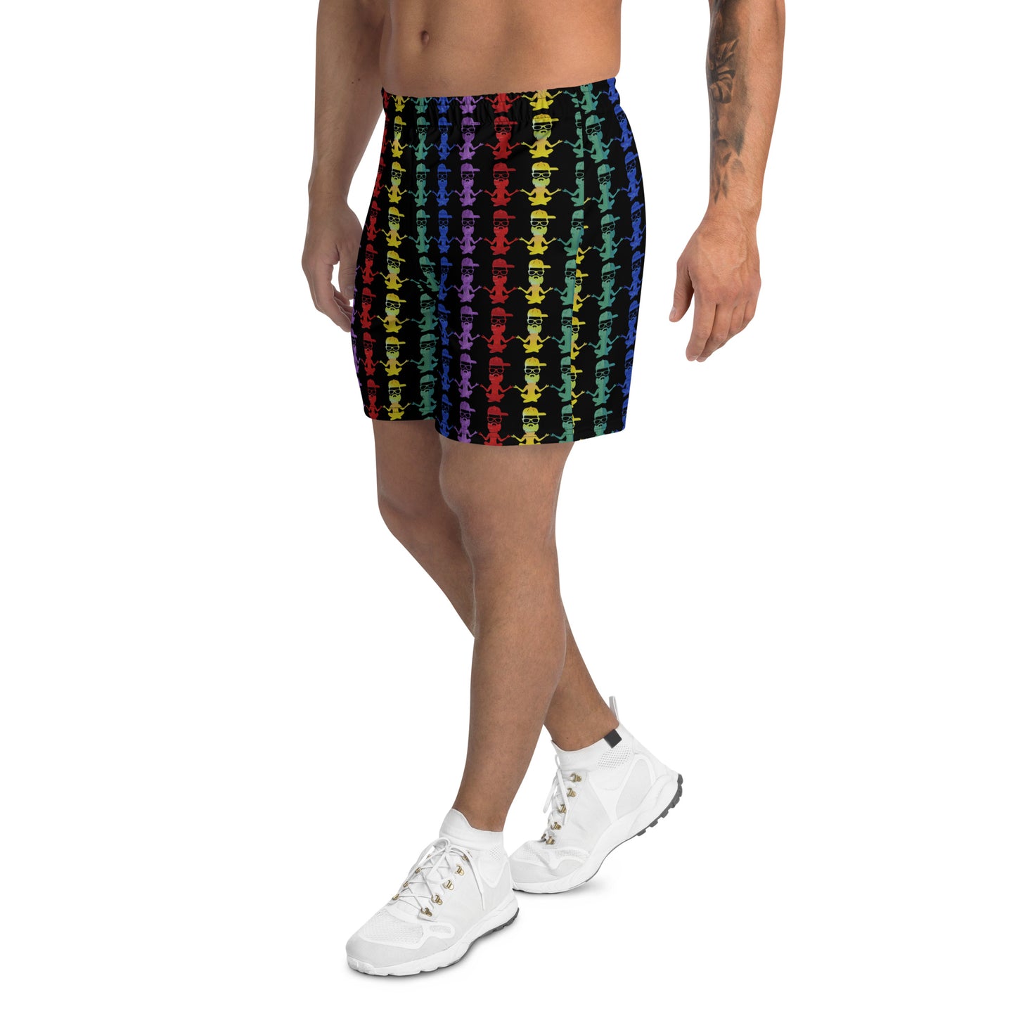 Yoga with Brett ~ PRIDE ~ Men's Recycled Athletic Shorts
