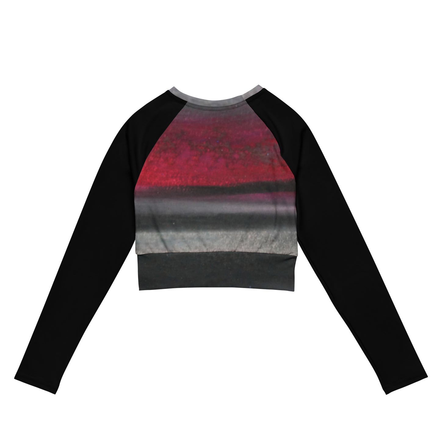 Be Adventurous ~ Recycled long-sleeve crop top