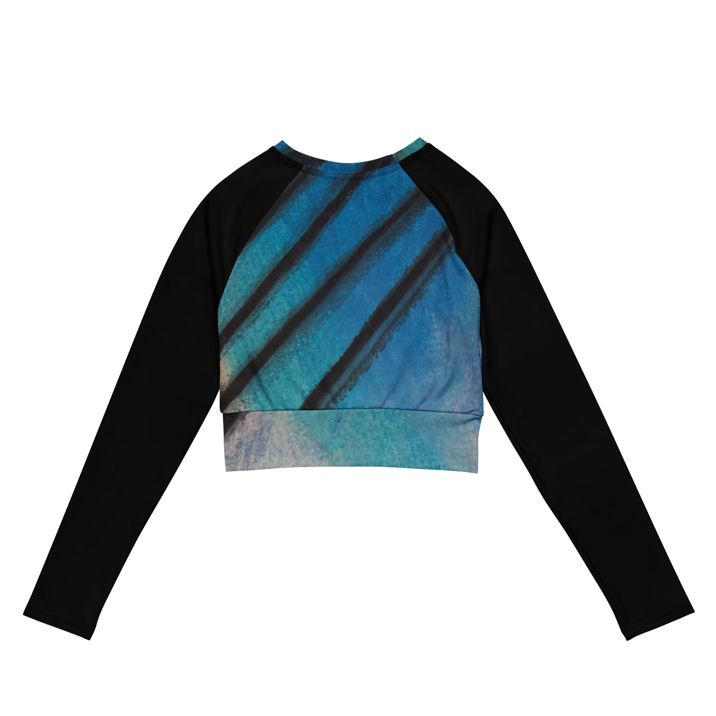 2017 Collection ~ Recycled long-sleeve crop top