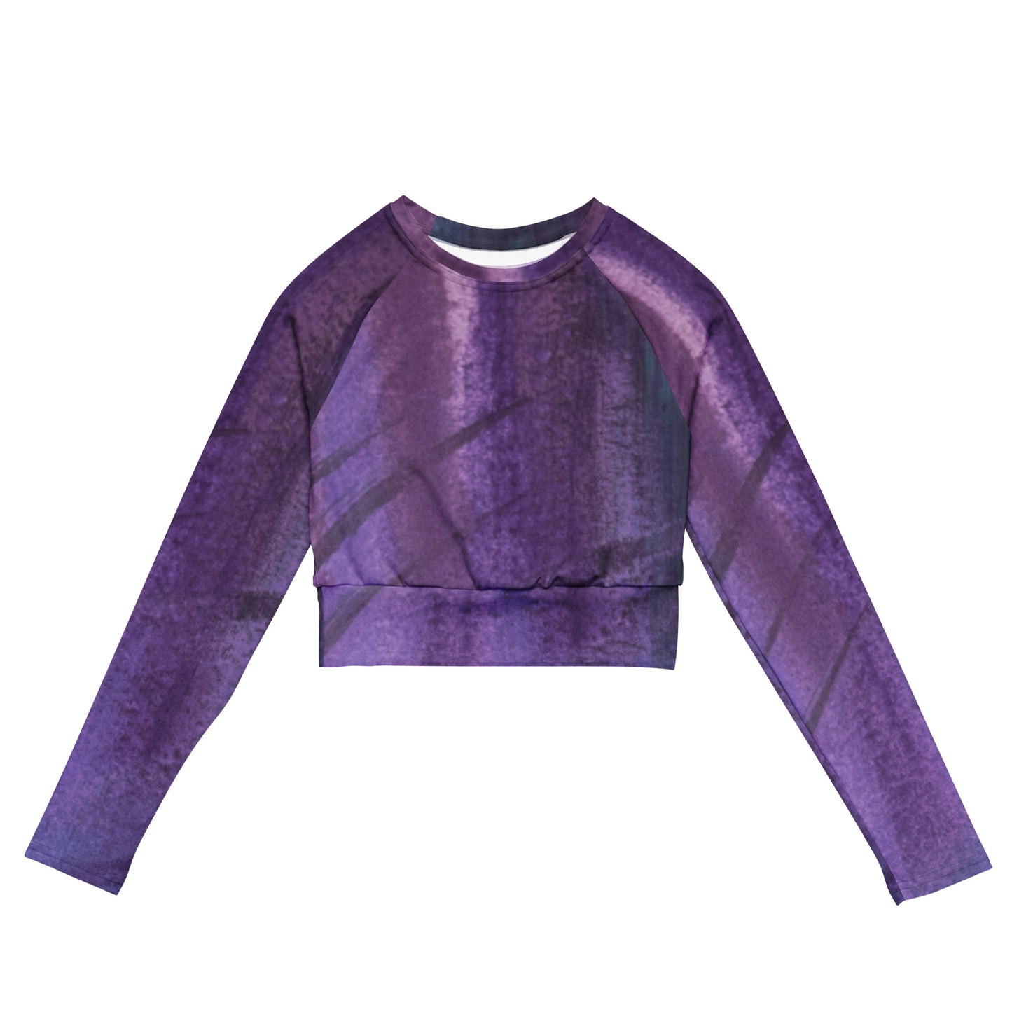 Be Illustrious ~ Recycled long-sleeve crop top