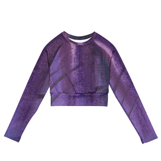 Be Illustrious ~ Recycled long-sleeve crop top