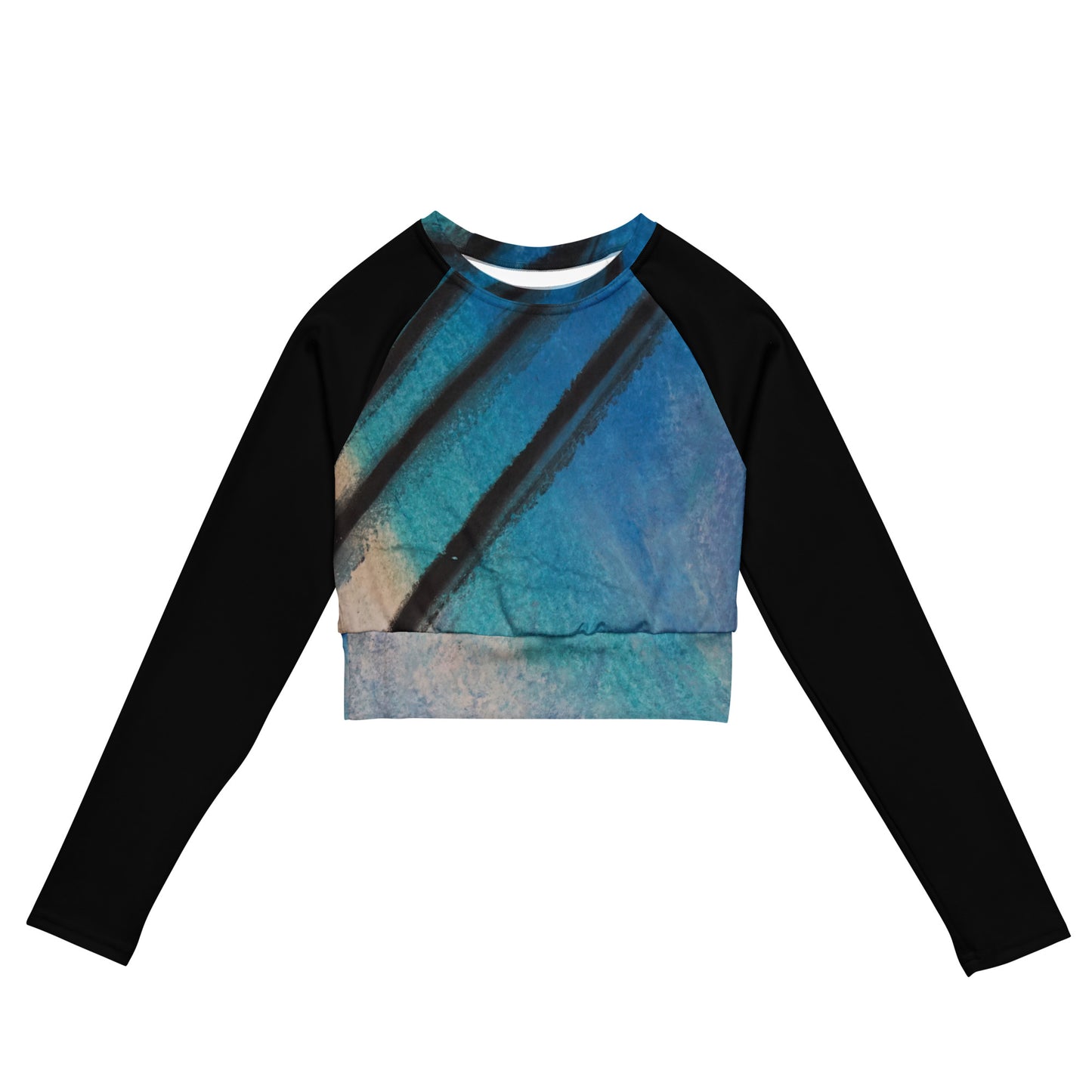 2017 Collection ~ Recycled long-sleeve crop top