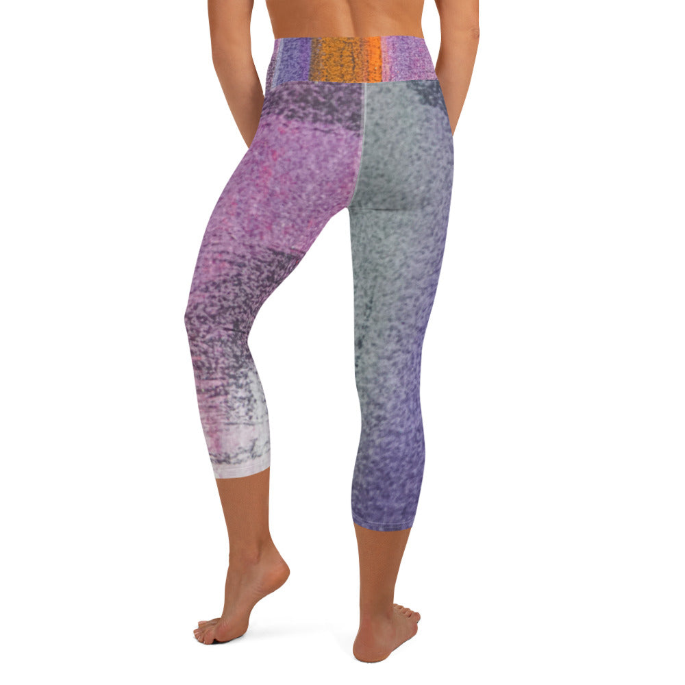 Texture Party ~ Active Capri Leggings