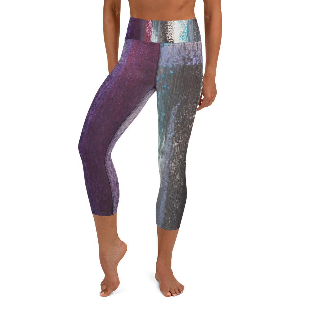 Berry Reflection ~ Active Capri Leggings