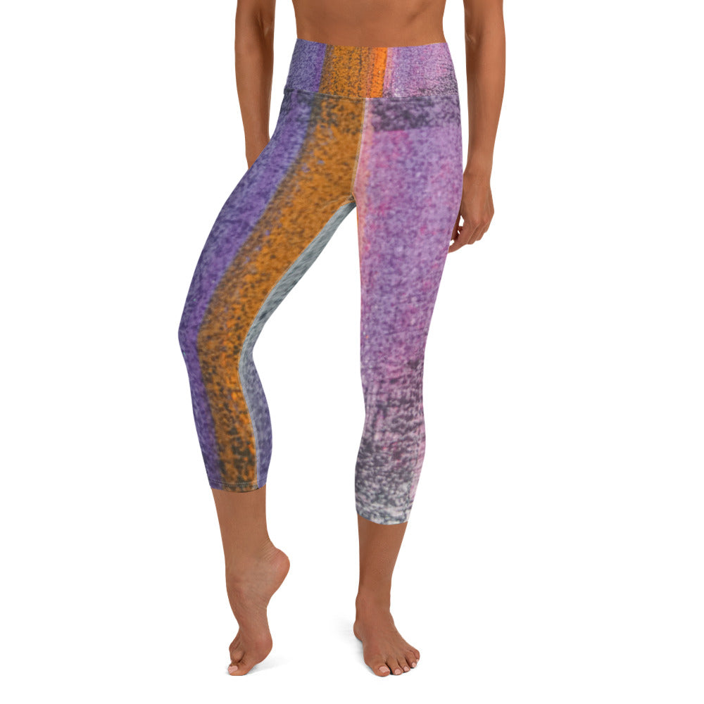 Texture Party ~ Active Capri Leggings
