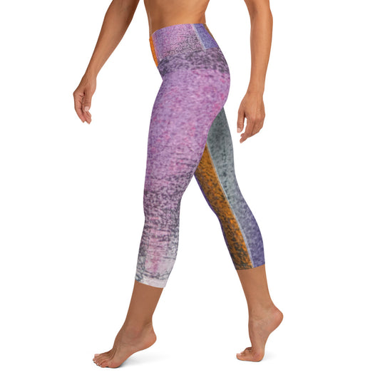 Texture Party ~ Active Capri Leggings