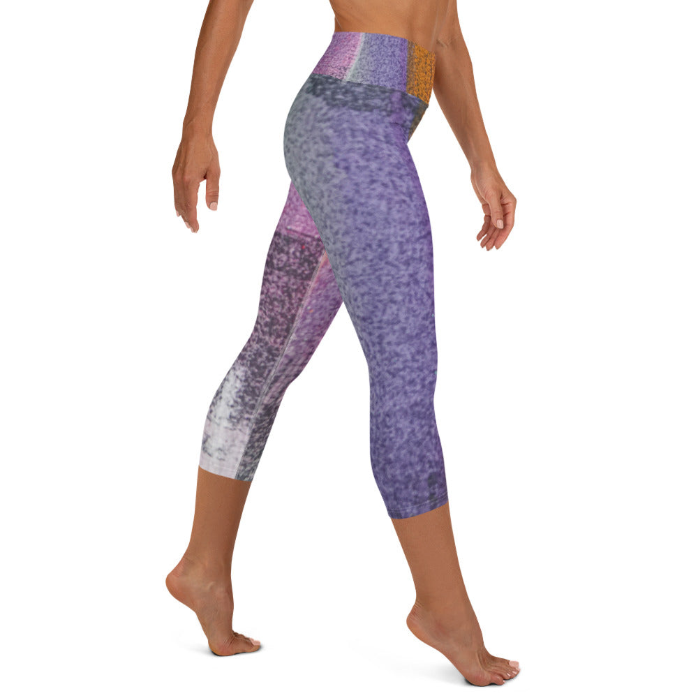 Texture Party ~ Active Capri Leggings