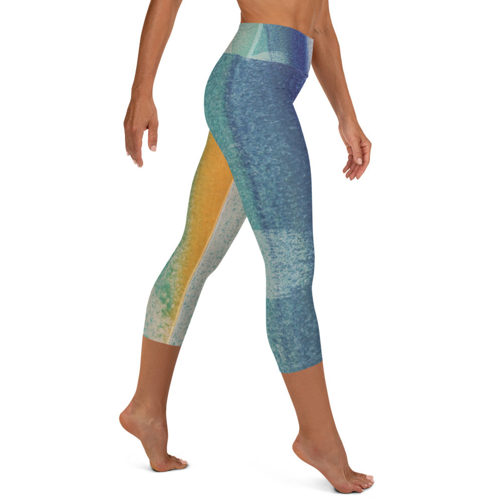 Authentic Vibes ~ Capri Yoga Leggings ~ Size M ~ Off the Rack
