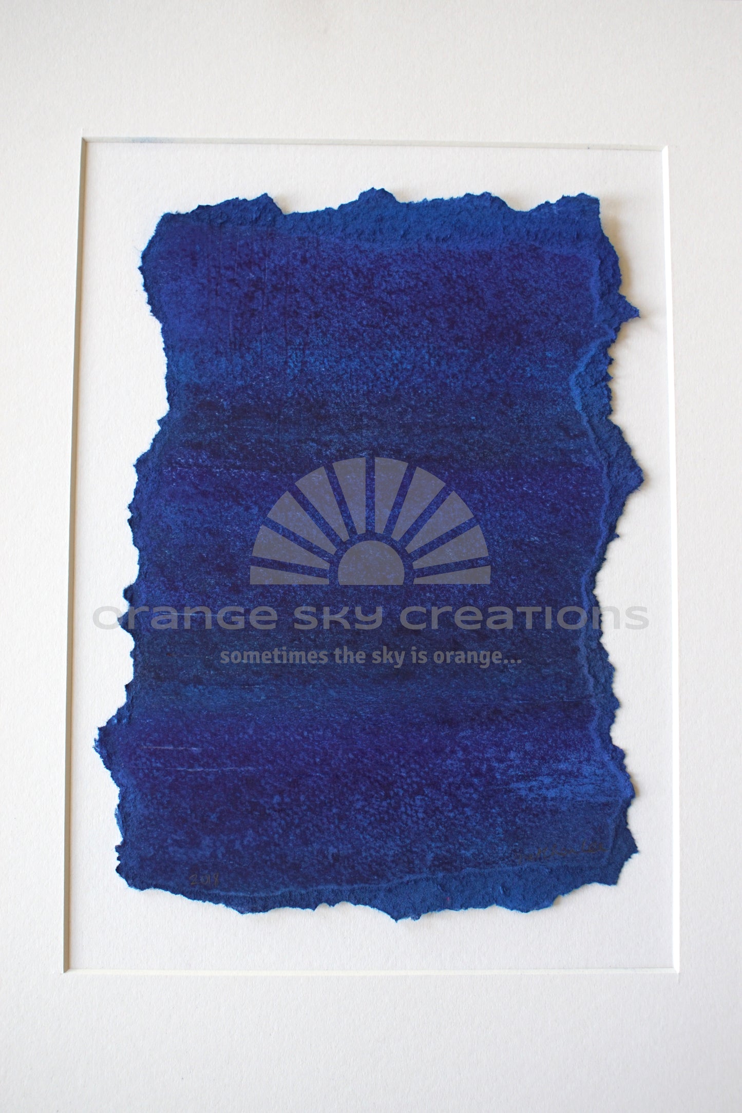 Be Blue ~ Original Pastel Drawing