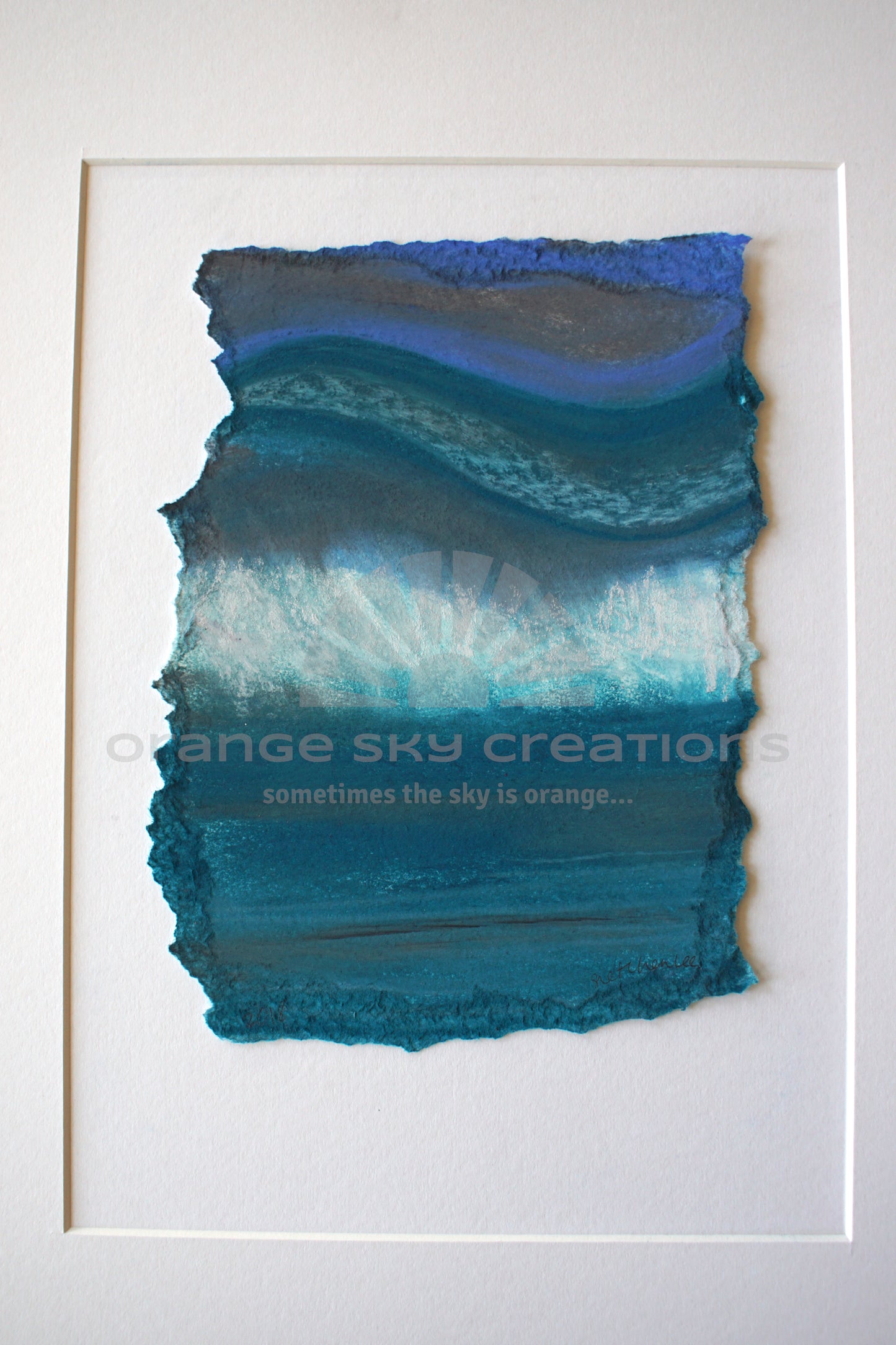 Be in the Flow ~ Original Pastel Drawing