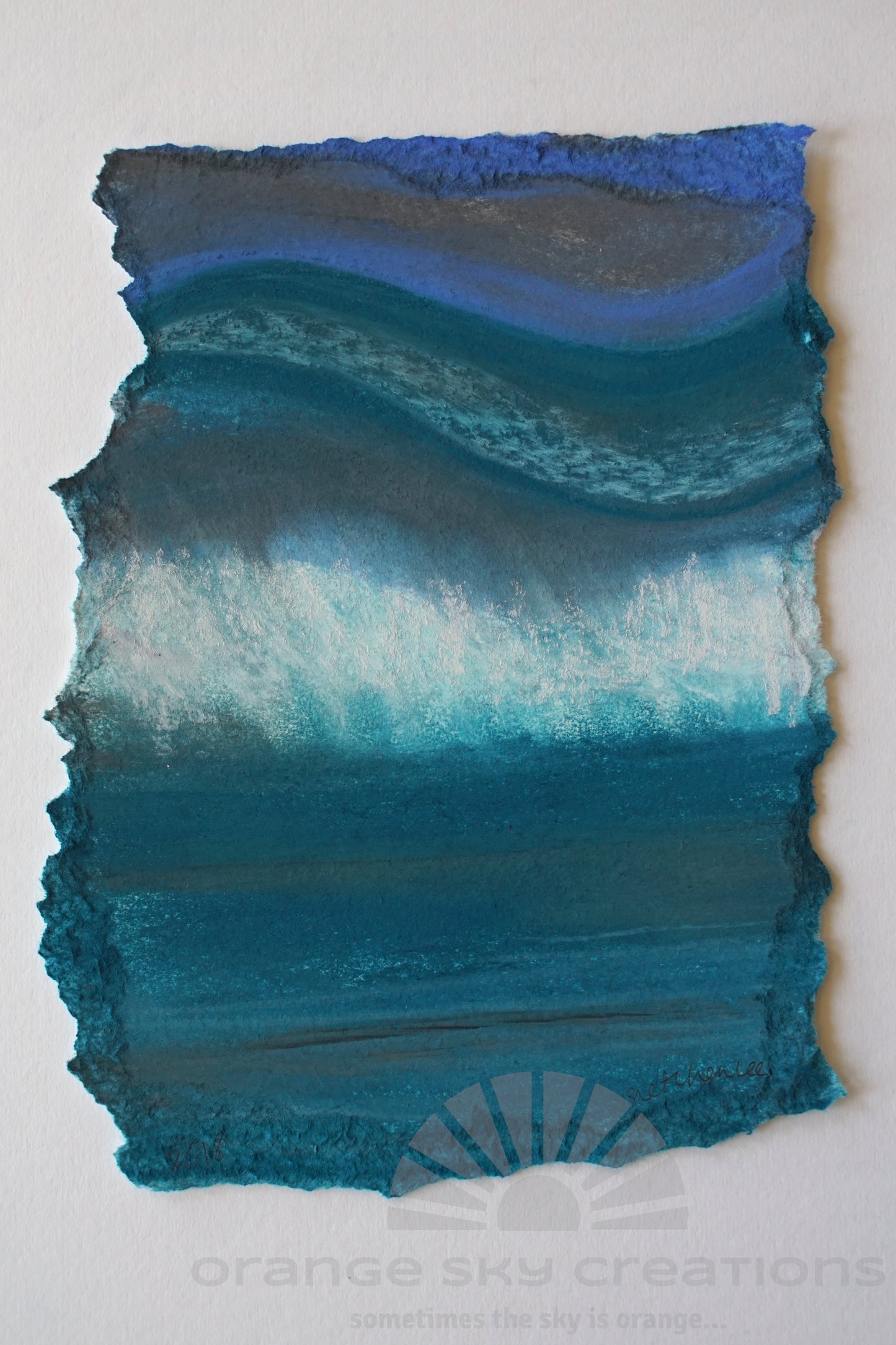 Be in the Flow ~ Original Pastel Drawing