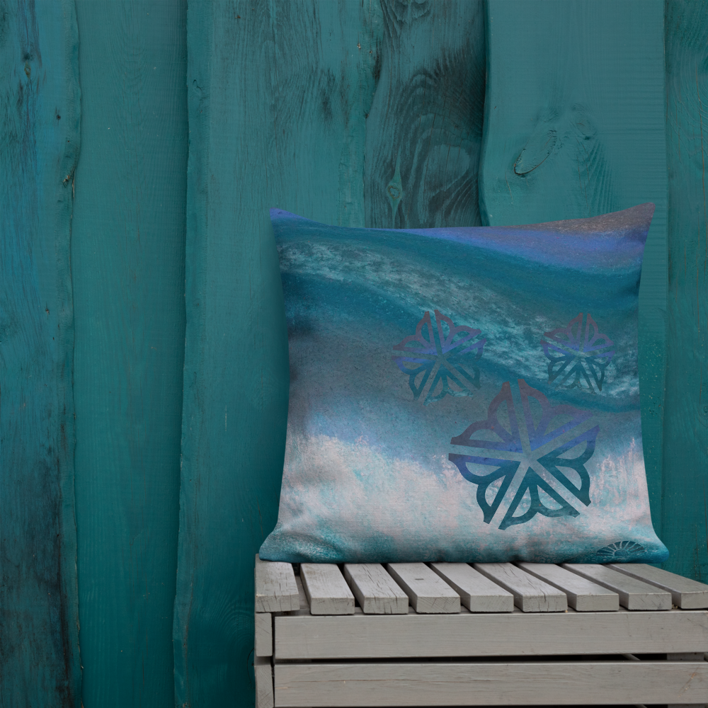 Be in the Flow ROC ~ Decorative ART Pillow (22x22")