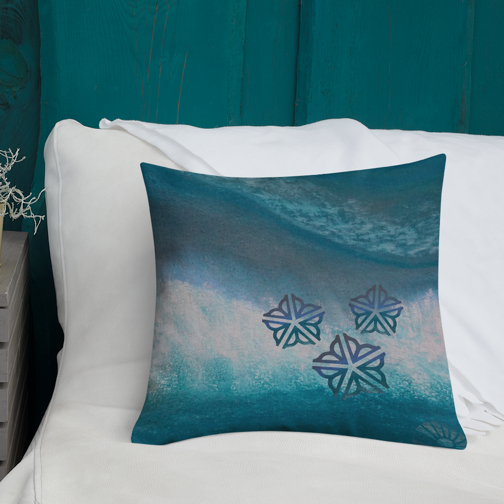 Be in the Flow ROC ~ Decorative ART Pillow (18x18")