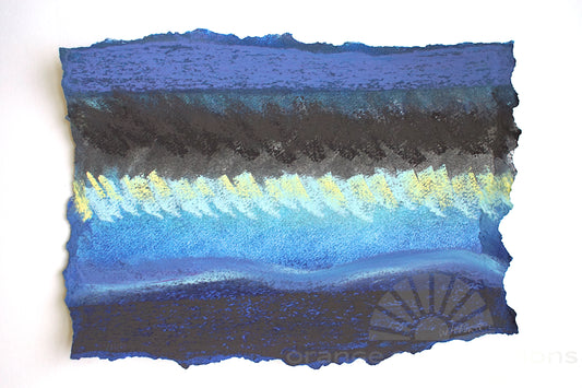 Find Your Flat Road ~ Original Pastel Drawing