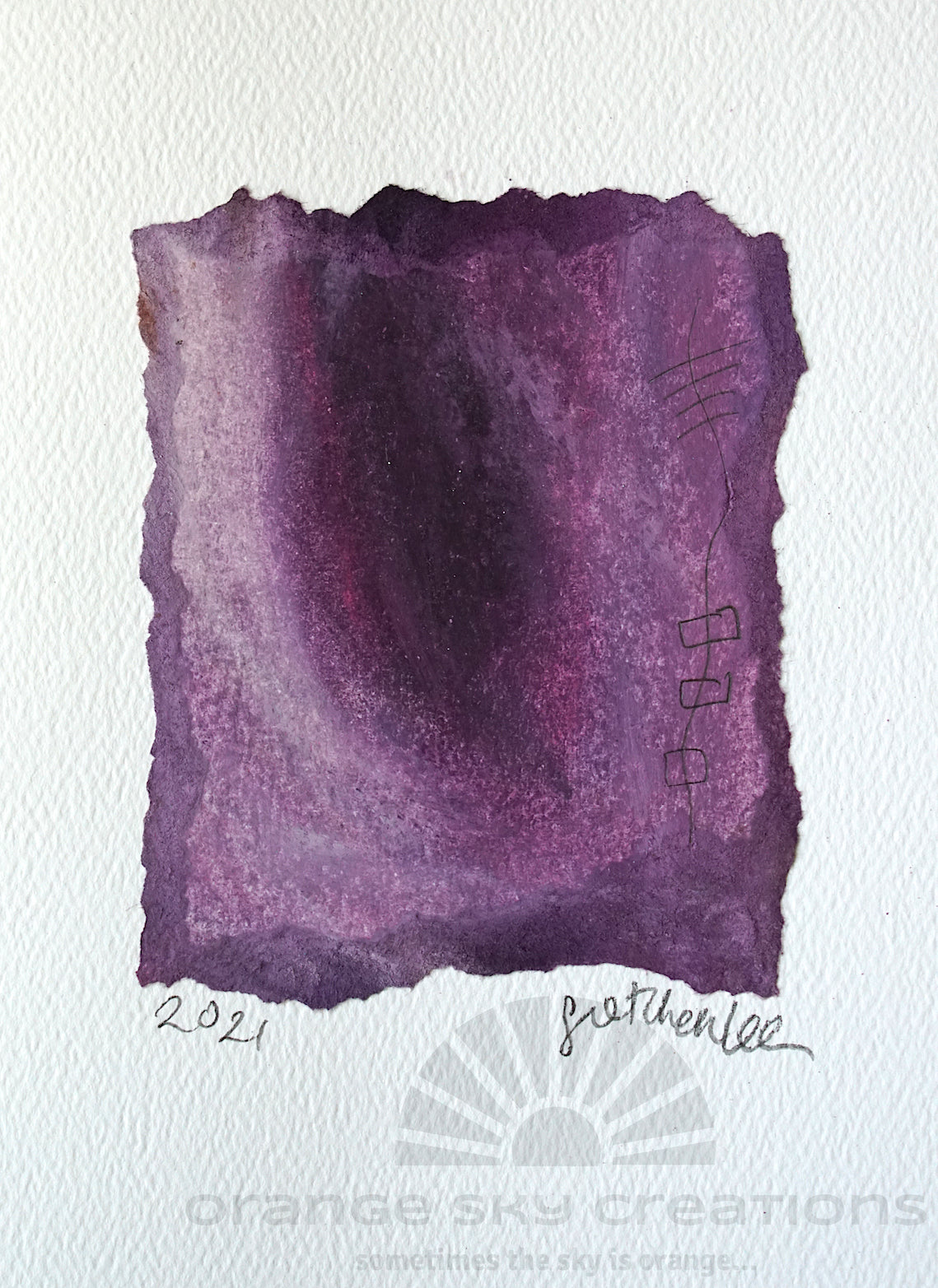 Original Art Card ~ Untitled