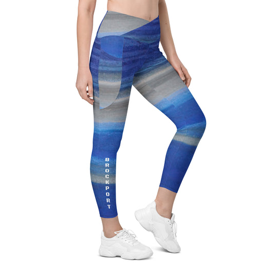 Be Free Brockport ~ Crossover leggings with Pockets