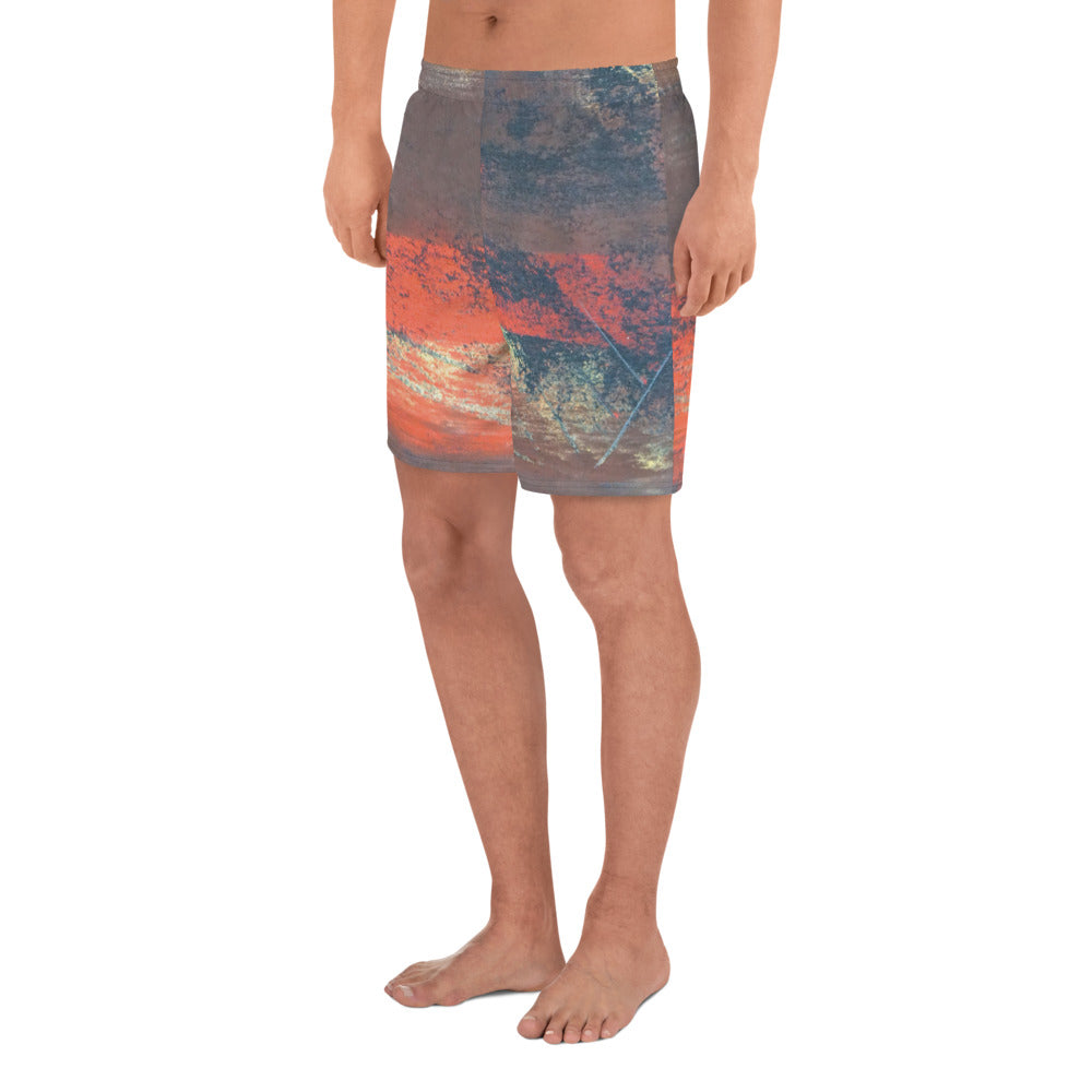 Feel the Fire ~ Men's Athletic Shorts