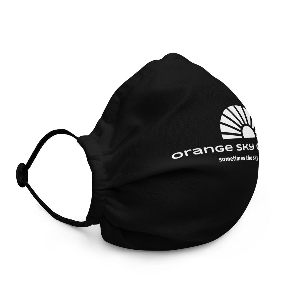Orange Sky Logo ~ Premium face mask