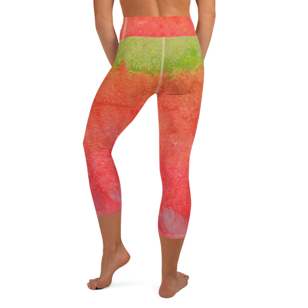 Feeling Tropical ~ Yoga Capri Leggings