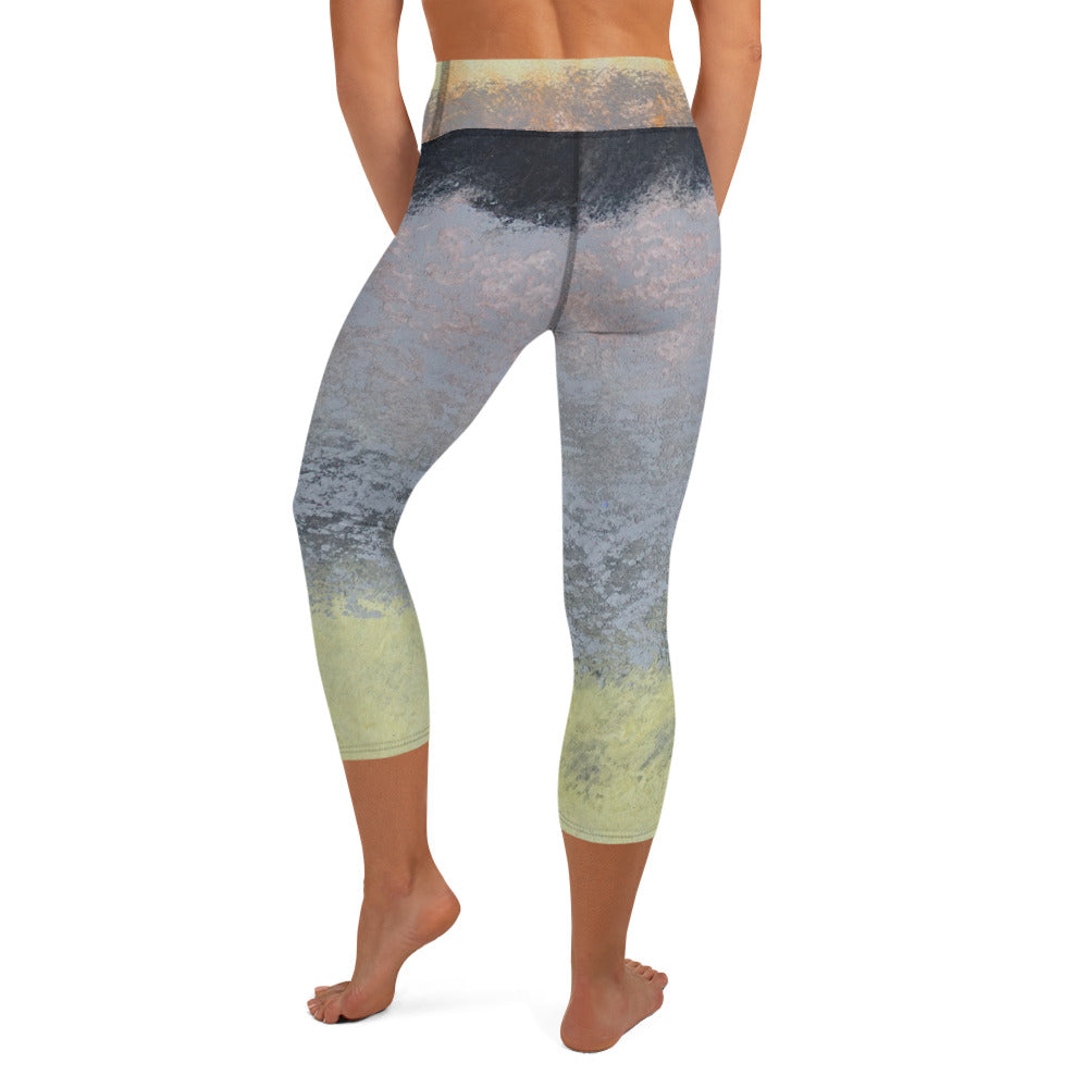 Out of the Fog ~ Yoga Capri Leggings