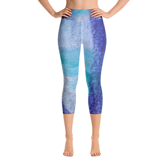 Calm Open Spaces ~ Yoga Capri Leggings