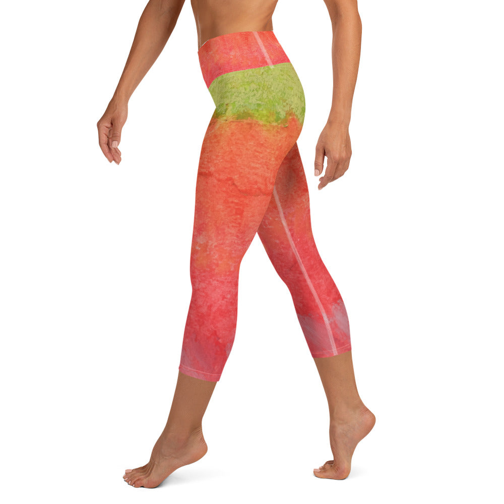 Feeling Tropical ~ Yoga Capri Leggings