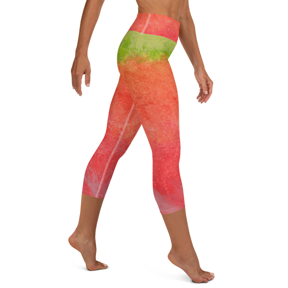 Feeling Tropical ~ Yoga Capri Leggings