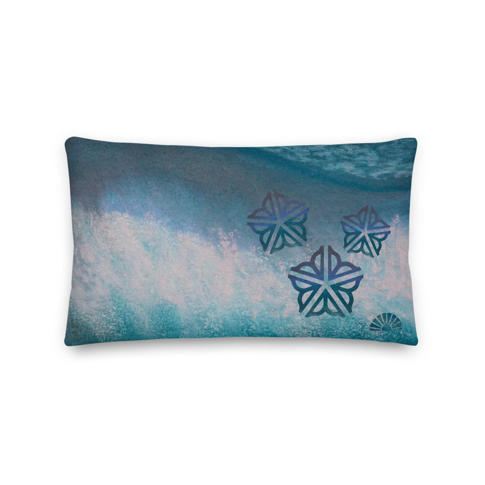 Be in the Flow ROC ~ Decorative ART Pillow (20 X 12")