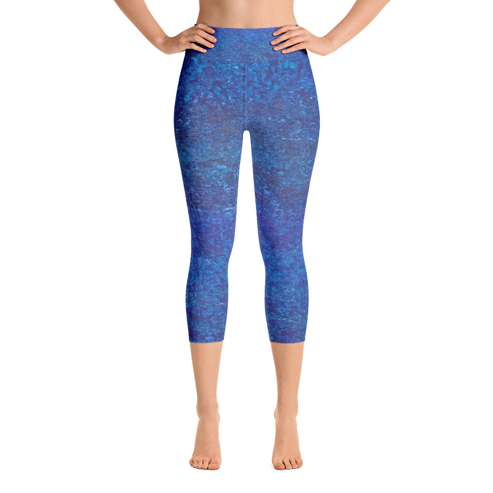 Be Blue ~ Active Capri Leggings