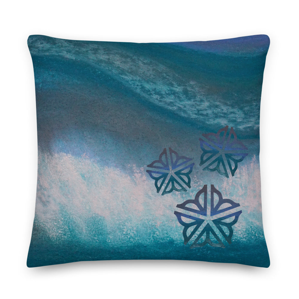 Be in the Flow ROC ~ Decorative ART Pillow (22x22")