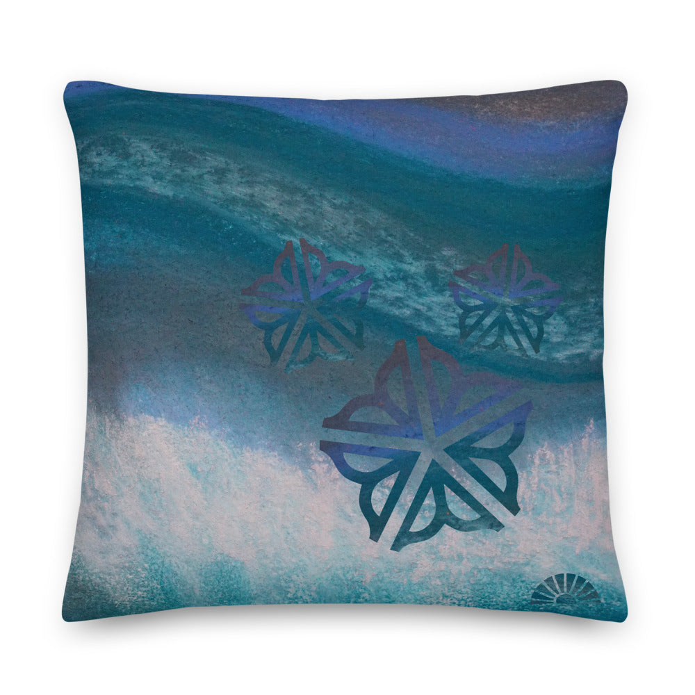 Be in the Flow ROC ~ Decorative ART Pillow (22x22")