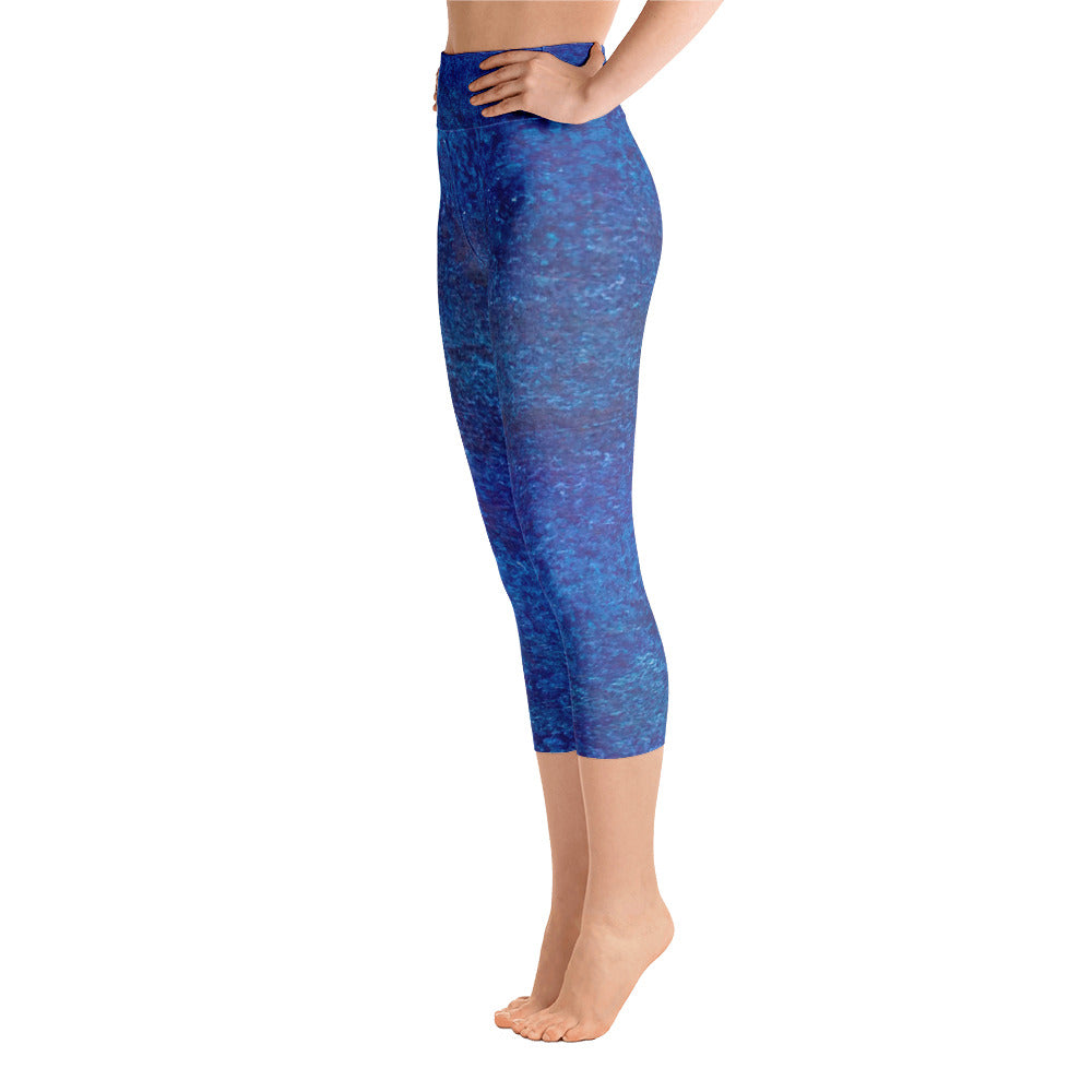 Be Blue ~ Active Capri Leggings