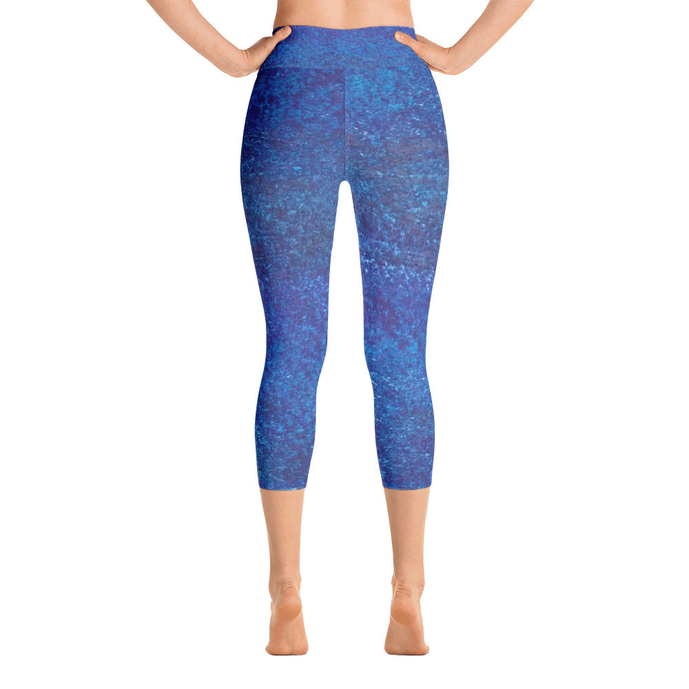 Be Blue ~ Active Capri Leggings
