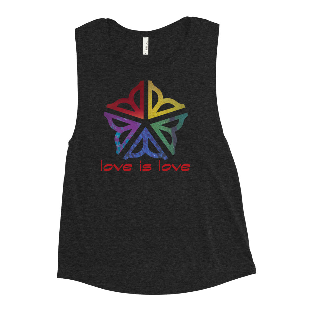 ROC Pride ~ Love is Love ~ Muscle Tank
