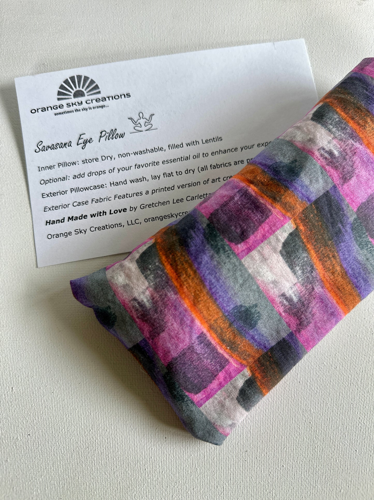 Artist Choice Design ~ Savasana Eye Pillow