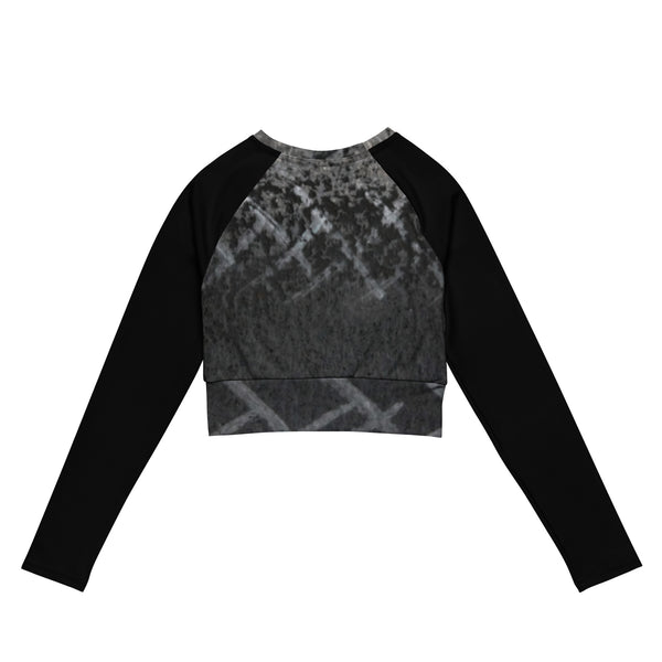 Feel Supported ~ Recycled long-sleeve crop top