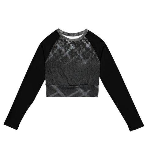 Feel Supported ~ Recycled long-sleeve crop top