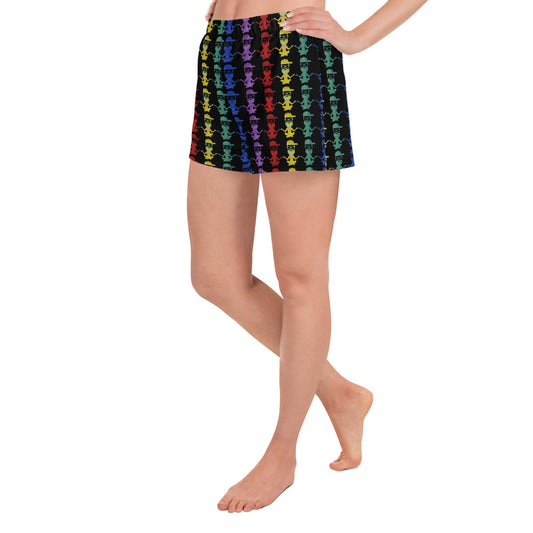 Yoga with Brett ~ PRIDE ~ Women’s Recycled Athletic Shorts