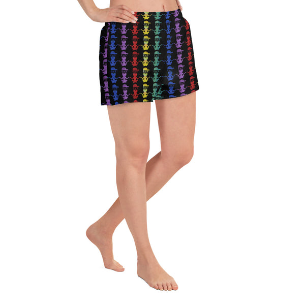 Yoga with Brett ~ PRIDE ~ Women’s Recycled Athletic Shorts