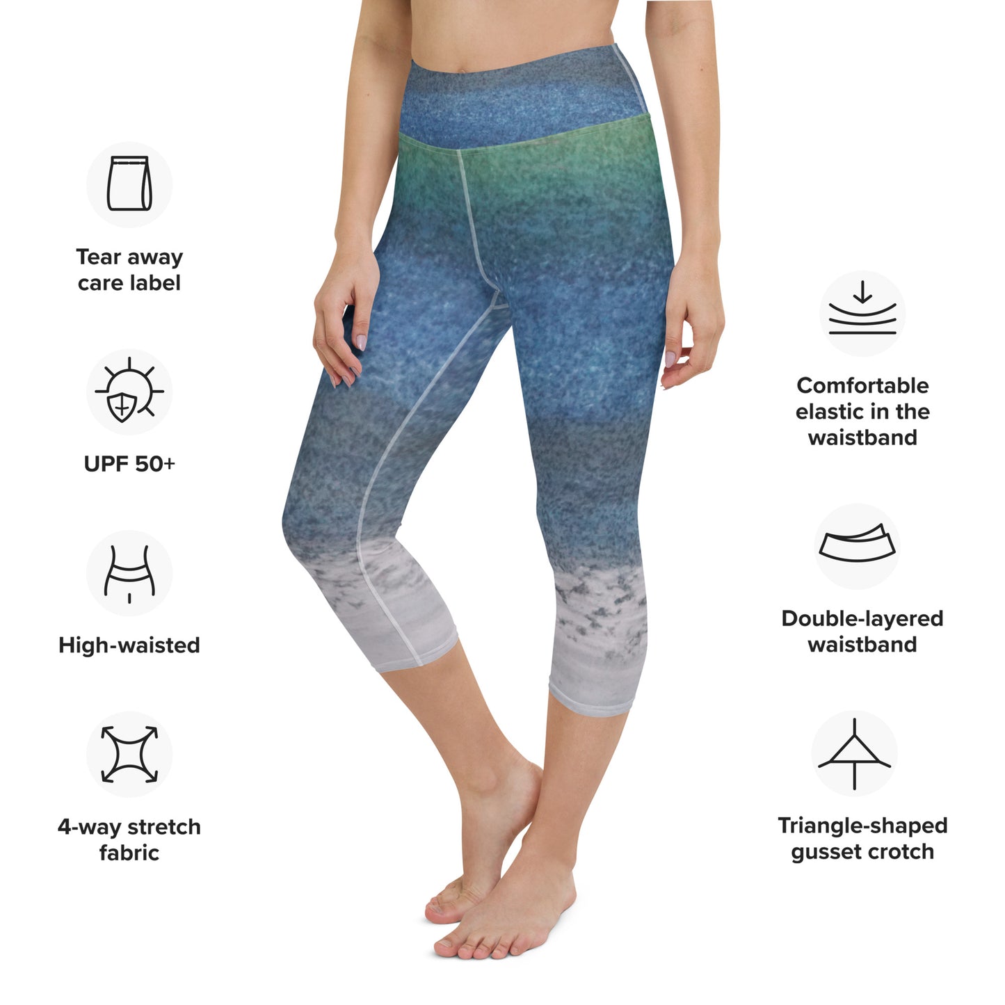 Yoga with Brett ~ by Orange Sky Yoga Capri Leggings