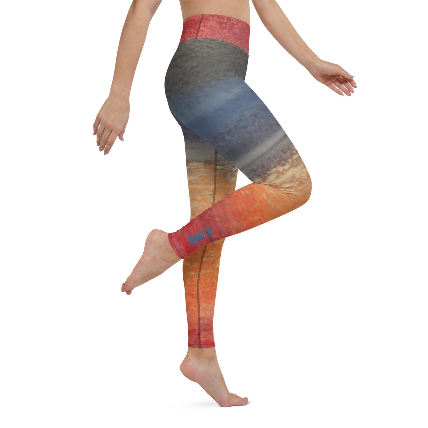Yoga with Brett on Red Sky ~ Active Yoga Leggings