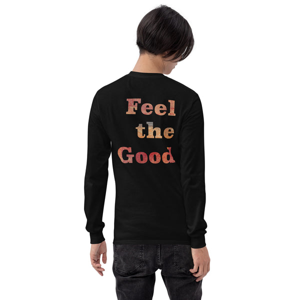 Yoga with Brett ~ Feel the Good Men’s Long Sleeve Shirt