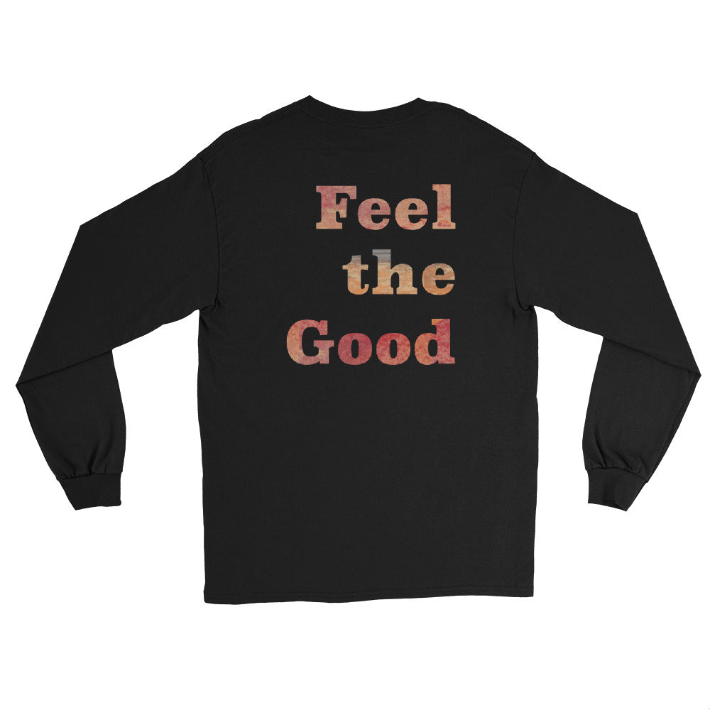 Yoga with Brett ~ Feel the Good Men’s Long Sleeve Shirt