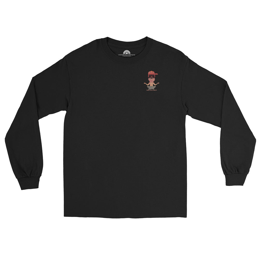 Yoga with Brett ~ Feel the Good Men’s Long Sleeve Shirt
