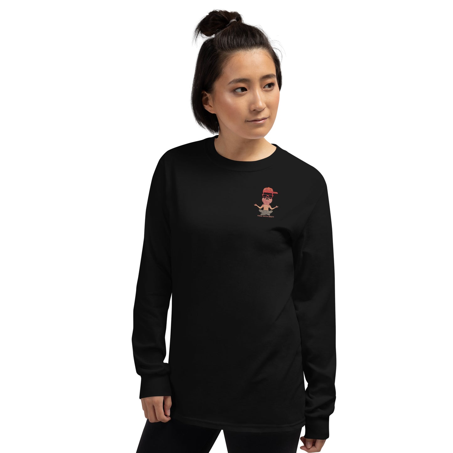 Yoga with Brett ~ Feel the Good Men’s Long Sleeve Shirt