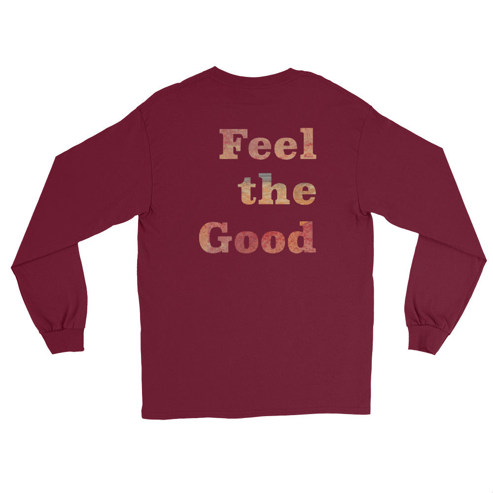 Yoga with Brett ~ Feel the Good Men’s Long Sleeve Shirt