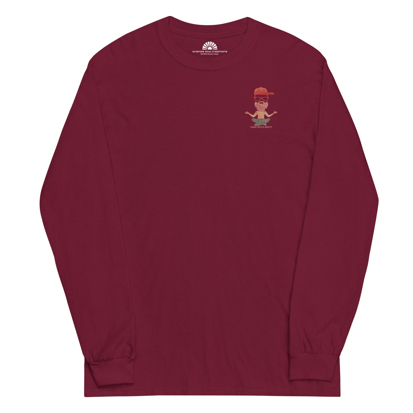 Yoga with Brett ~ Feel the Good Men’s Long Sleeve Shirt