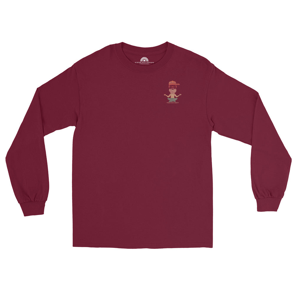 Yoga with Brett ~ Feel the Good Men’s Long Sleeve Shirt