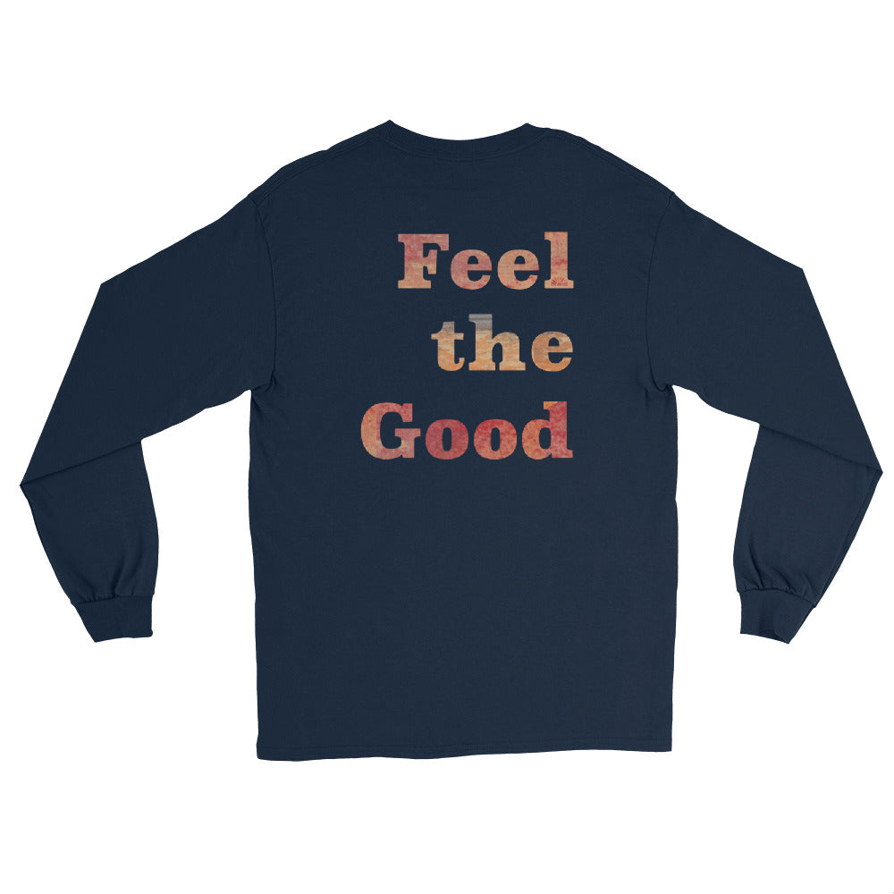 Yoga with Brett ~ Feel the Good Men’s Long Sleeve Shirt